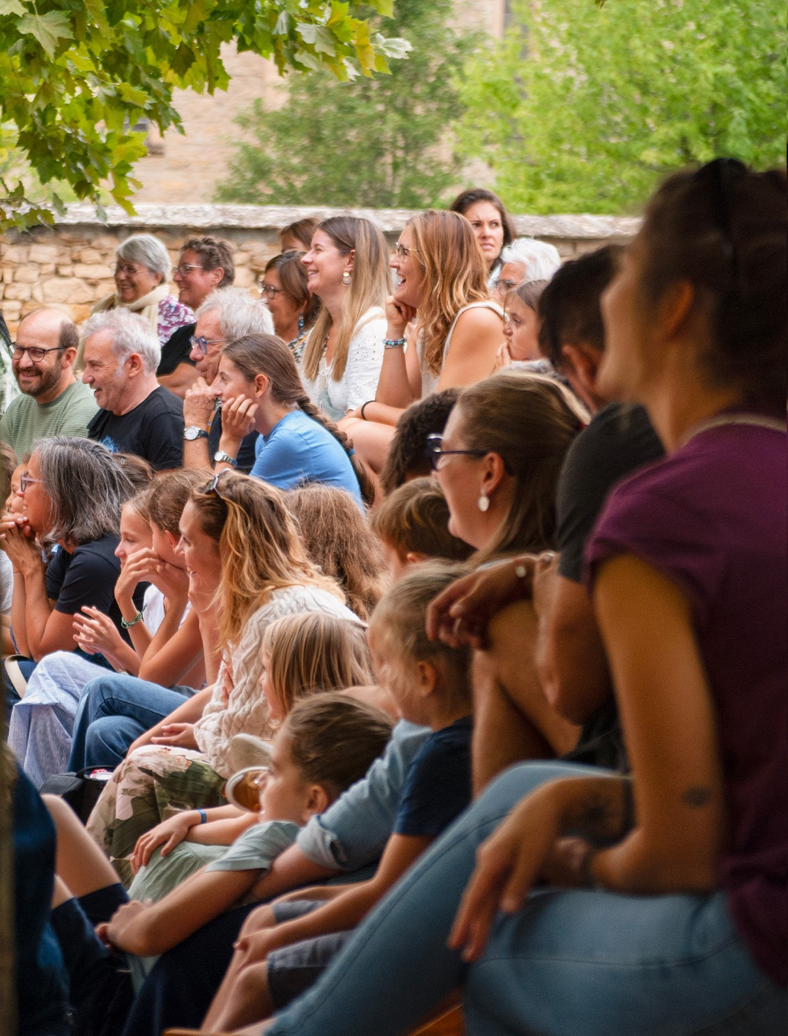 public du festival Les Accueillantes (Isère), festival de spectacles vivant et d'art visuel