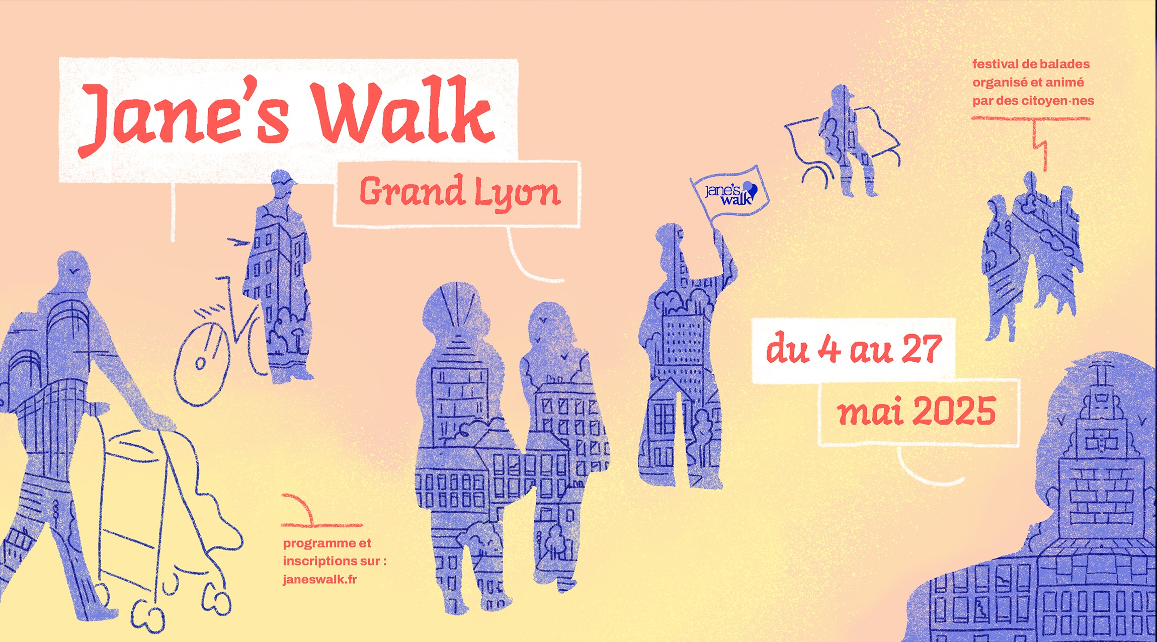 jane's walk Grand Lyon, festival de promenades