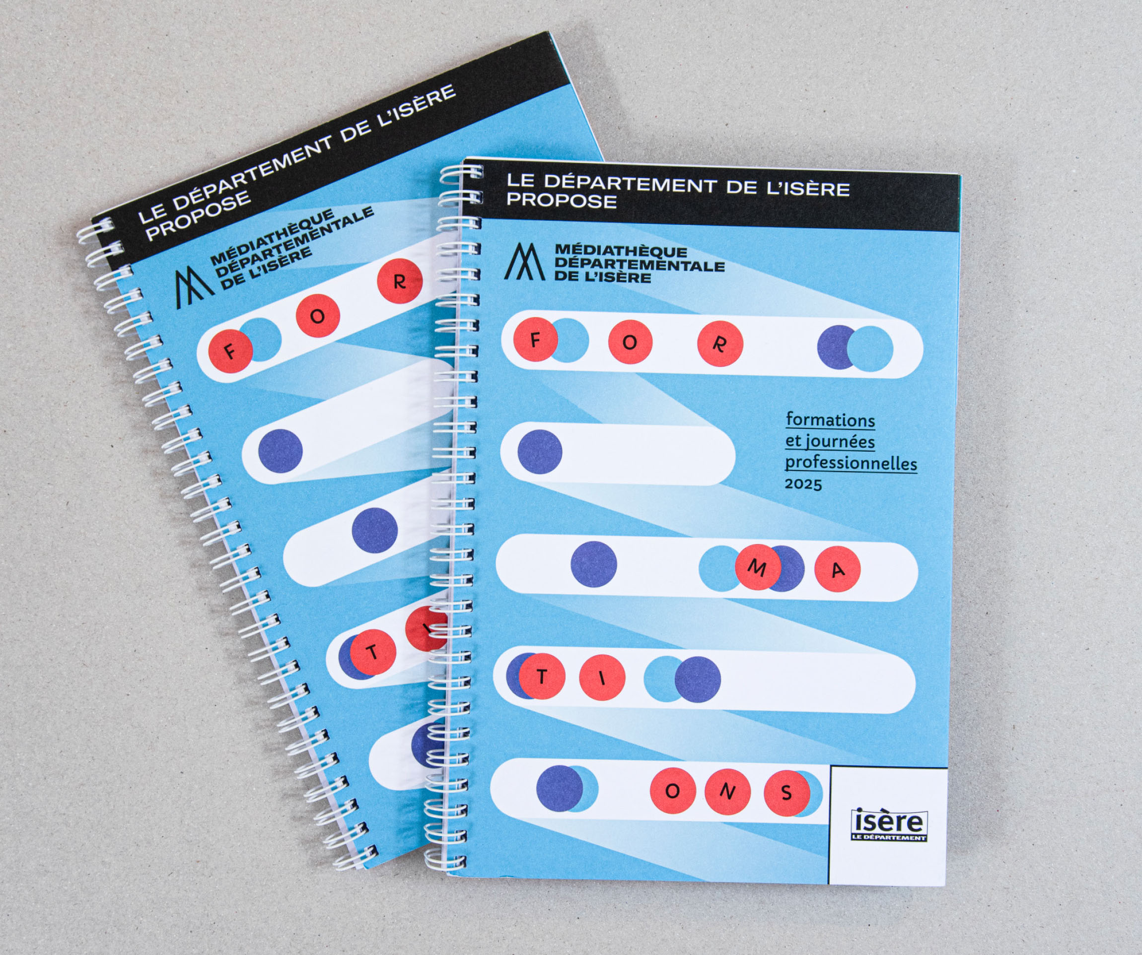 couverture du catalogue formations de la médiathèque départementale de l'Isère