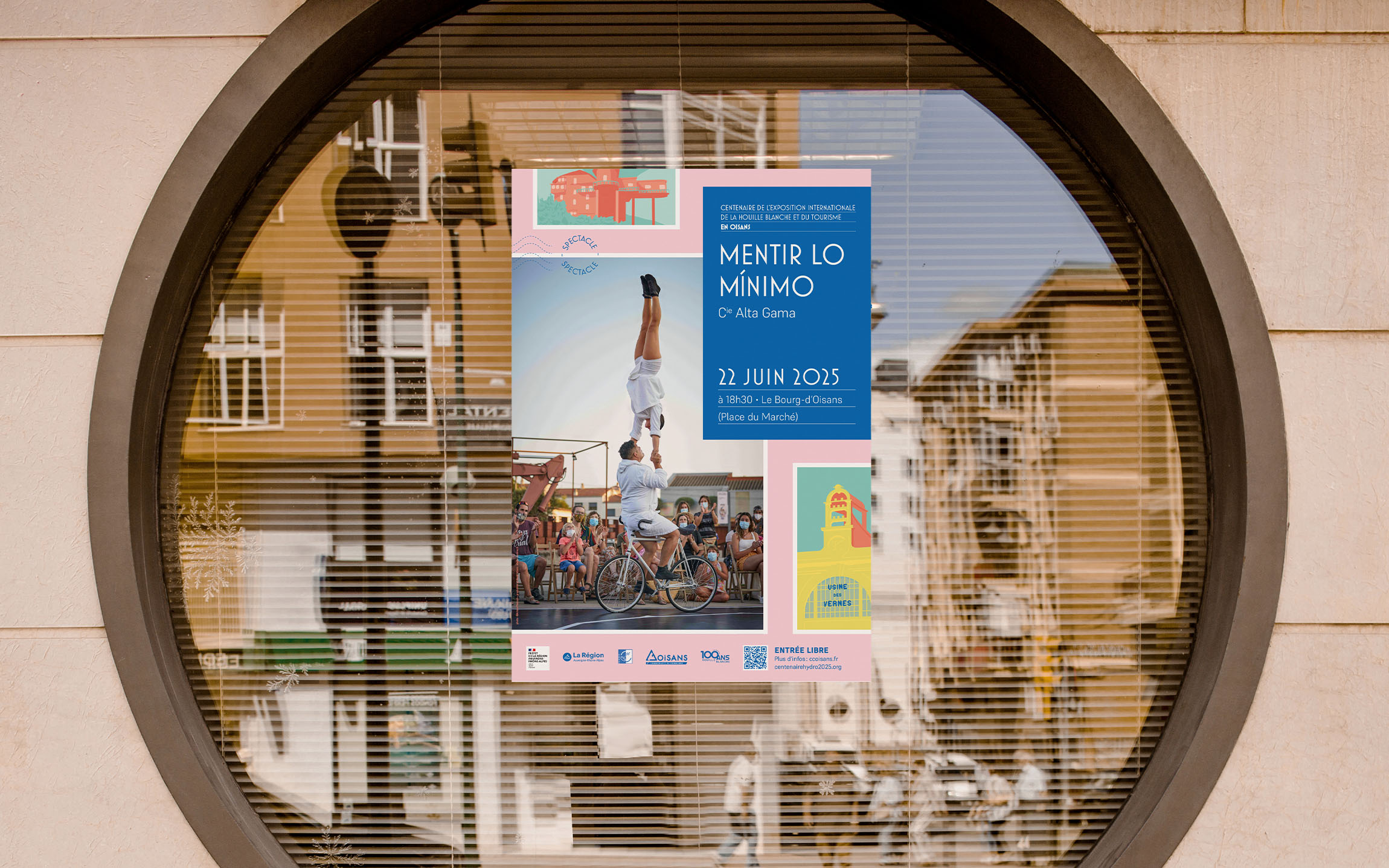 affiches spectacles du Centenaire de l'Exposition Internationale de la Houille Blanche et du Tourisme en Oisans
