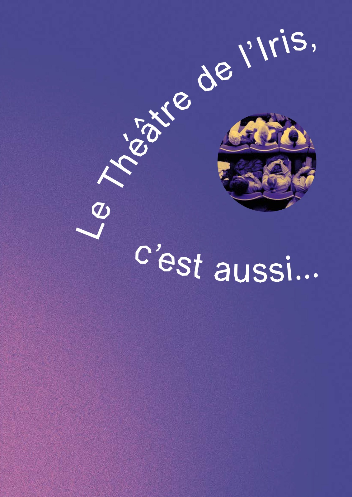 brochure programme de saison du Théâtre de l'Iris